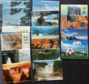 VR China, 1995-2000, Bildpostkarten, FP1-14, (A+B) mit Ersttagsstempel, Inlands- und Auslandsporto