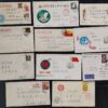 VR China, 1982-1988, 11 Briefe, dabei 3 gelaufene FDC