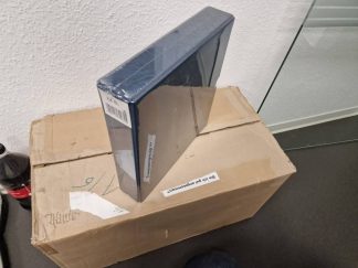 Zubehör, Leuchtturm Schutzkassette für Albenbinder blau, 10 Stück im Paket originalverpackt